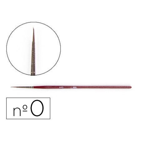 PINCELES ACUARELA LIDERPAPEL N  0 -VIROLA CROMADA PELO ENGOMADO