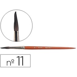 PINCELES ACUARELA LIDERPAPEL N  11 -VIROLA CROMADA PELO ENGOMADO