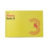 Cuaderno música Additio Basic 3 - Grapado - 24 x 17 cm - 3 pentagramas x 24 mm - 10 hojas - Color amarillo
