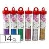 PURPURINA LIDERPAPEL FANTASIA COLORES METALICOS SURTIDOS BOTE DE 14 GR (PACK INDIVISIBLE  24 UDS) (PACK INDIVISIBLE 24 UDS)