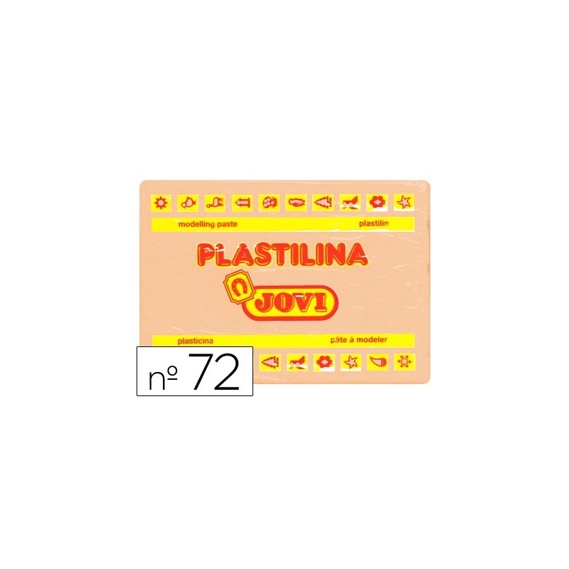 PLASTILINA JOVI 72 CARNE -UNIDAD -TAMAÑO GRANDE