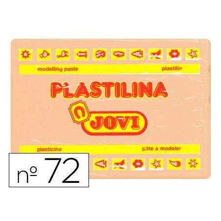 PLASTILINA JOVI 72 CARNE -UNIDAD -TAMAÑO GRANDE