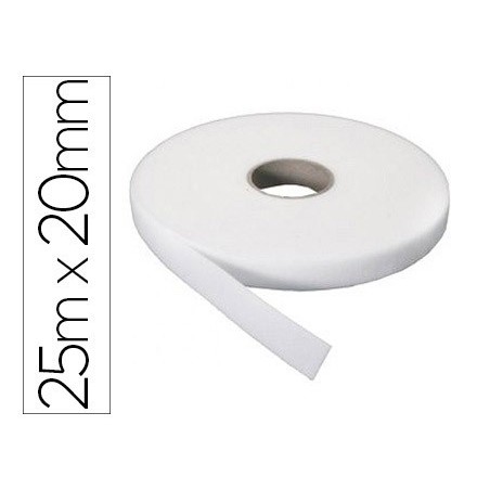 CINTA DE VELCRO ADHESIVO SUMO DIDACTIC RUGOSA ROLLO 25 MX20 MM