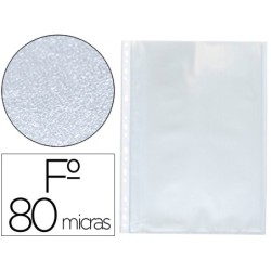 FUNDA MULTITALADRO Q-CONNECT FOLIO 80 MC PIEL DE NARANJA CAJA DE 100 UNIDADES