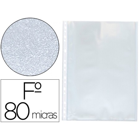 FUNDA MULTITALADRO Q-CONNECT FOLIO 80 MC PIEL DE NARANJA CAJA DE 100 UNIDADES