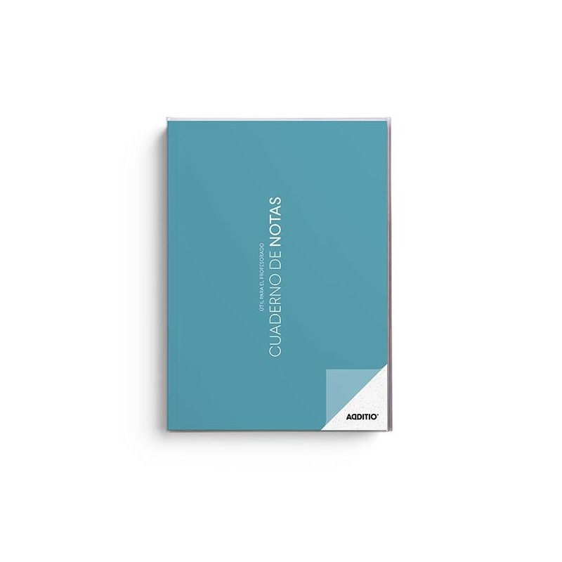 Cuaderno notas profesor Addito - PVC - A4 - 64 páginas - Castellano - Colores surtidos