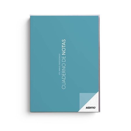 Cuaderno notas profesor Addito - PVC - A4 - 64 páginas - Castellano - Colores surtidos