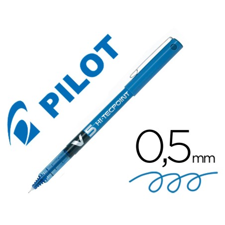 ROTULADOR PILOT PUNTA AGUJA V-5 AZUL 0.5 MM