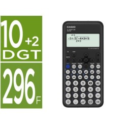 CALCULADORA CASIO FX-82SP CW IBERIA CLASSWIZ CIENTIFICA + 300 FUNCIONES 9 MEMORIAS CON TAPA