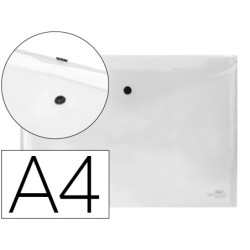 CARPETA LIDERPAPEL DOSSIER BROCHE 34044 POLIPROPILENO DIN A4 INCOLORA 50 HOJAS