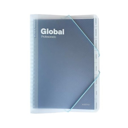 Carpeta Global profesor Additio - PP - 24 x 32 cm - 144 páginas - Castellano - Colores surtidos