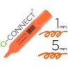 ROTULADOR Q-CONNECT FLUORESCENTE NARANJA PUNTA BISELADA