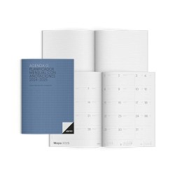 Agenda G profesor Additio - Mes vista - 19,5 x 28,5 cm - 32 páginas - Castellano - Color verde