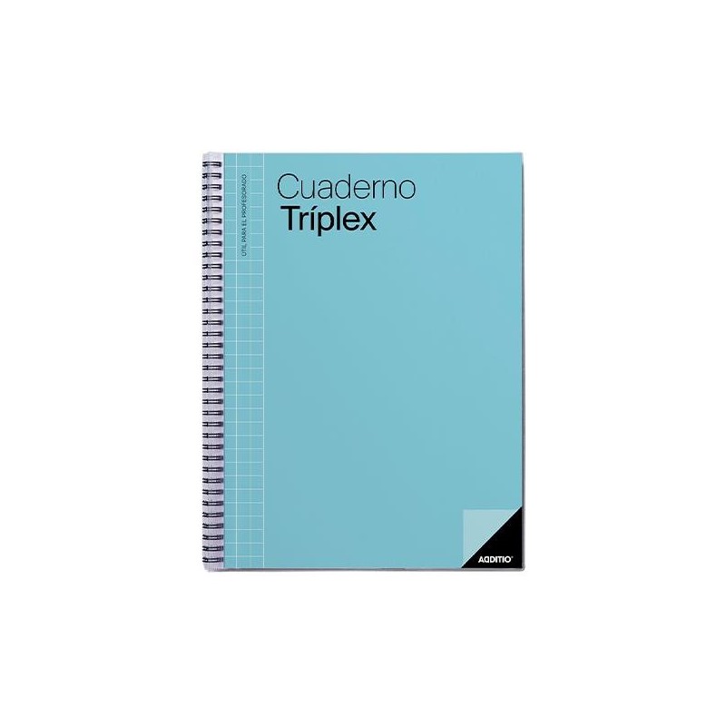 Cuaderno Tríplex profesor Addito - PVC - 22,5 x 31 cm - 144 páginas - Castellano - Colores surtidos Cuaderno Tríplex profesor Addito - PVC - 22,5 x 31 cm - 144 páginas - Castellano - Colores surtidos