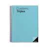 Cuaderno Tríplex profesor Addito - PVC - 22,5 x 31 cm - 144 páginas - Castellano - Colores surtidos