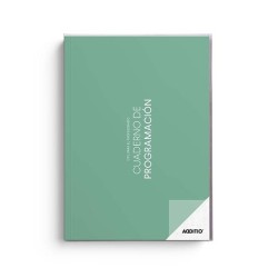 Cuaderno Programación profesor Additio - PVC - A4 - 96 páginas - Castellano - Colores surtidos