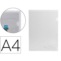 CARPETA LIDERPAPEL DOSSIER UÑERO 44004 POLIPROPILENO DIN A4 INCOLORA 20 HOJAS