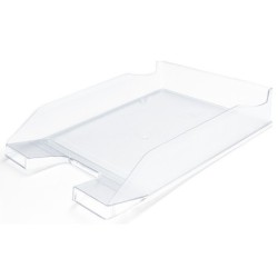 BANDEJA SOBREMESA PLASTICO Q-CONNECT TRANSPARENTE 240X70X340 MM