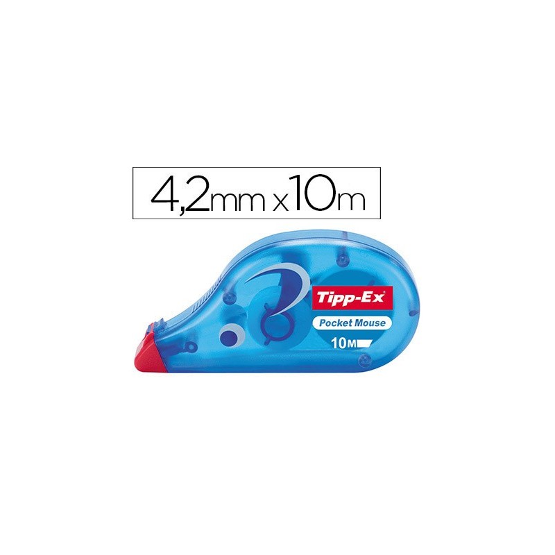 CORRECTOR TIPP-EX CINTA POCKET MOUSE 4,2 MM X 10 M