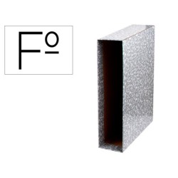 CAJA ARCHIVADOR LIDERPAPEL CLASSIC RED FOLIO GRIS