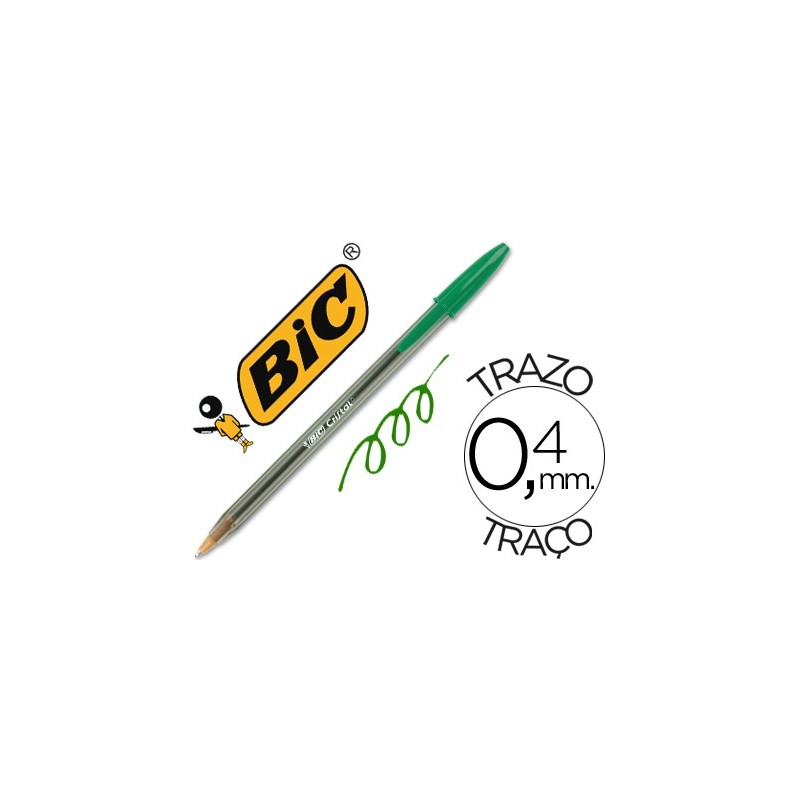 BOLIGRAFO BIC CRISTAL VERDE (8373629)