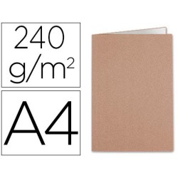 SUBCARPETA LIDERPAPEL DIN A4 KRAFT INTERIOR BLANCO 240G/M2 (PACK INDIVISIBLE 50 UDS)