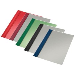 Dosier fástener Esselte - PVC - Folio - Color burdeos (PACK INDIVISIBLE DE 50 UNIDADES)