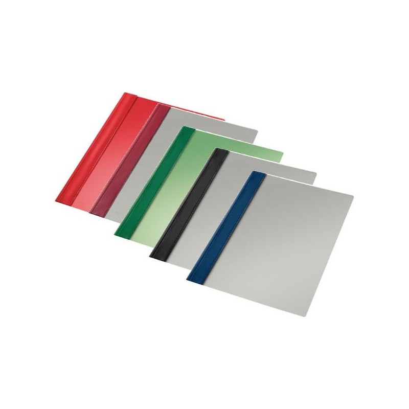 Dosier fástener Esselte - PVC - Folio - Color burdeos (PACK INDIVISIBLE DE 50 UNIDADES)