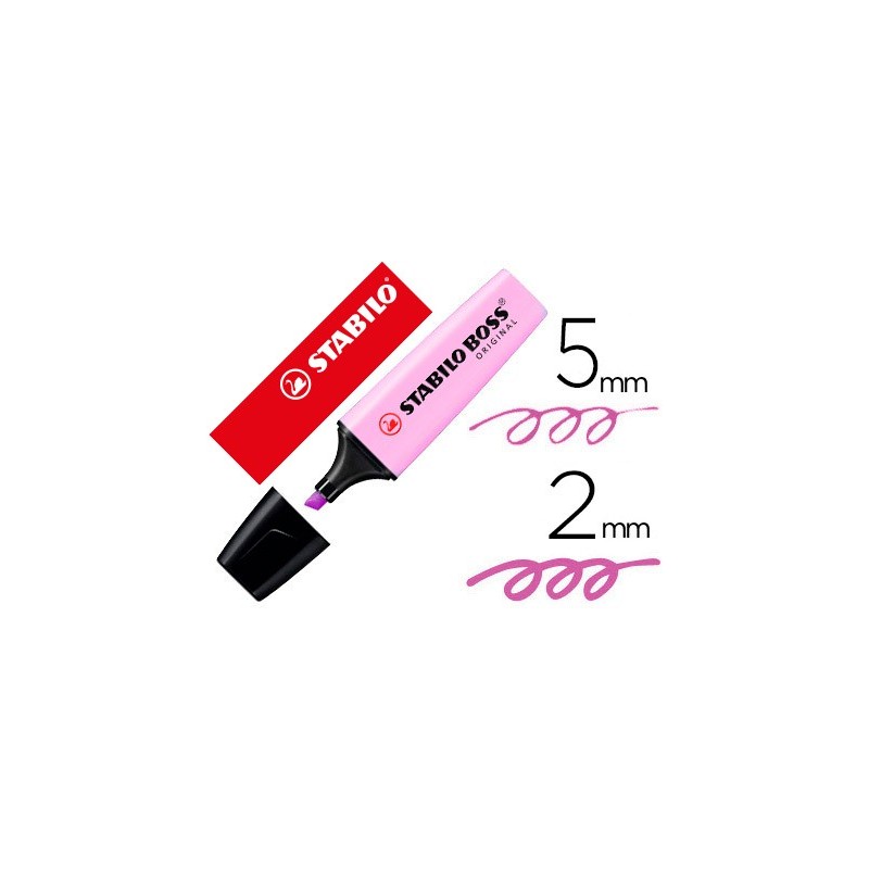 ROTULADOR STABILO BOSS PASTEL FLUORESCENTE 70 BRISA VIOLETA