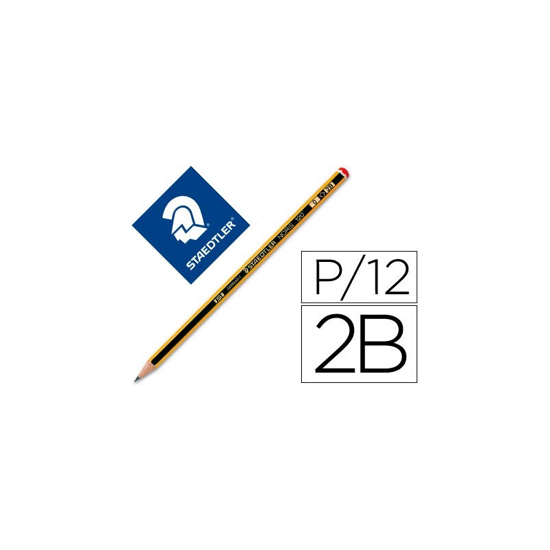 LAPICES DE GRAFITO STAEDTLER NORIS N.0 2B UNIDAD