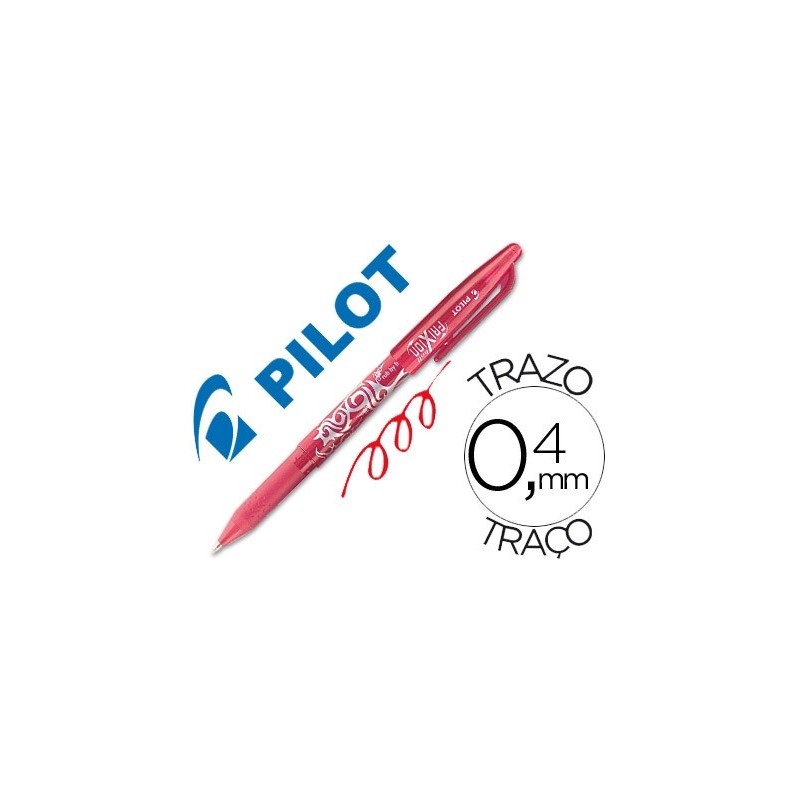 BOLIGRAFO PILOT FRIXION BORRABLE ROJO