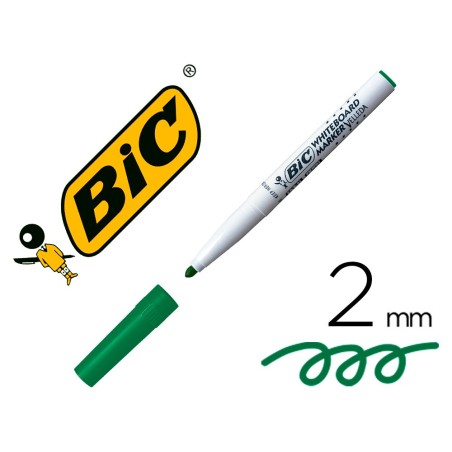 ROTULADOR BIC VELLEDA PARA PIZARRA VERDE PUNTA REDONDA 1,4 MM