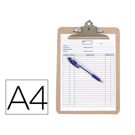 PORTANOTAS Q-CONNECT MATERIAL EXTRADURO DIN A4 4 MM