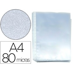 FUNDA MULTITALADRO ESSELTE DIN A4 POLIPROPILENO 80 MC 11 TALADROS PIEL DE NARANJA CAJA DE 100 UNIDADES