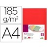 SUBCARPETA LIDERPAPEL DIN A4 ROJO INTENSO 180G/M2 (PACK INDIVISIBLE 50 UDS)