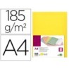 SUBCARPETA LIDERPAPEL DIN A4 AMARILLO INTENSO 180G/M2 (PACK INDIVISIBLE 50 UDS)