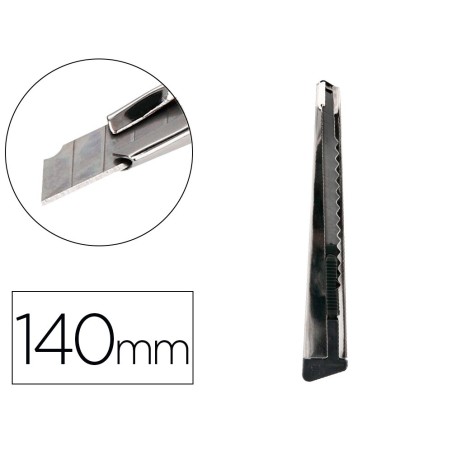 CUTER METALICO Q-CONNECT CON FUNDA CUCHILLA ESTRECHA