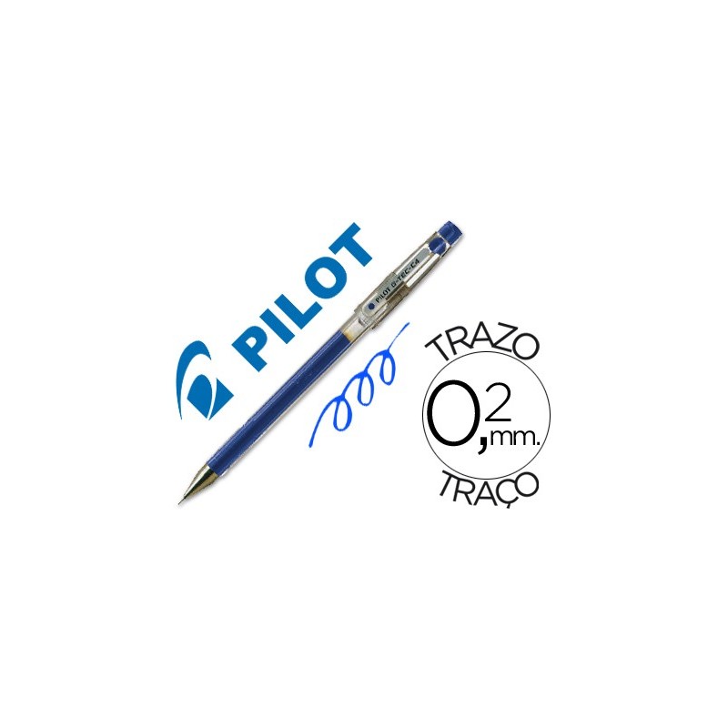 BOLIGRAFO PILOT PUNTA AGUJA G-TEC-C4 AZUL