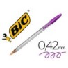 BOLIGRAFO BIC CRISTAL FUN MORADO PUNTA 1,6 MM