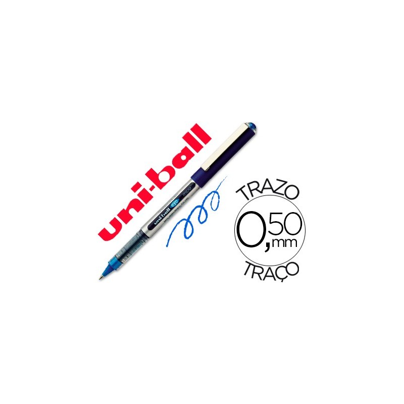 ROLLER DE TINTA LÍQUIDA UNI-BALL UB-150 AZUL