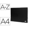 CARPETA LIDERPAPEL CLASIFICADOR FUELLE POLIPROPILENO DIN A4 NEGRO OPACO 13 DEPARTAMENTOS