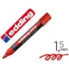 ROTULADOR EDDING MARCADOR PERMANENTE 300 ROJO PUNTA REDONDA 1,5-3 MM