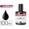 TINTA ROTULADOR EDDING T-100 NEGRO FRASCO DE 100 ML