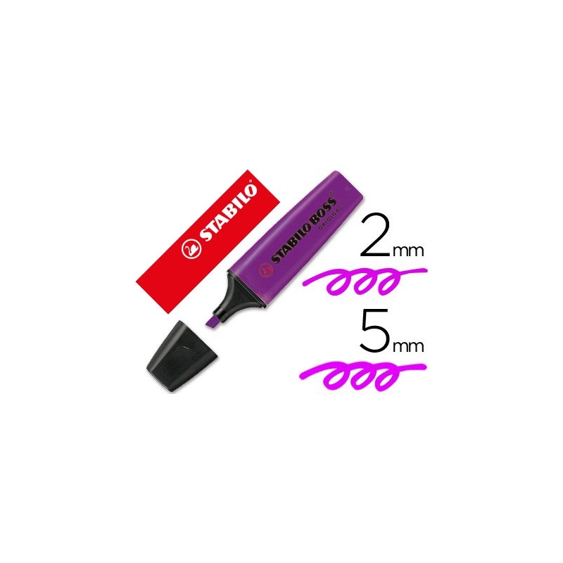 ROTULADOR STABILO BOSS FLUORESCENTE 70 LAVANDA