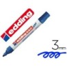 ROTULADOR EDDING PARA PIZARRA BLANCA 660 COLOR AZUL PUNTA REDONDA 1,5-3 MM RECARGABLE