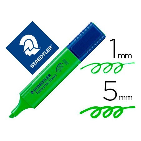 ROTULADOR STAEDTLER TEXTSURFER CLASSIC 364 FLUORESCENTE VERDE