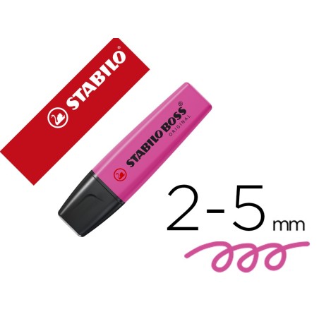 ROTULADOR STABILO BOSS FLUORESCENTE 70 MAGENTA