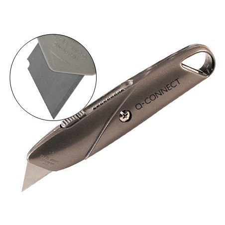 CUTER Q-CONNECT 219BC ANCHO METALICO GRIS