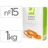 GOMILLAS ELASTICAS Q-CONNECT 1000 GR NUMERO 15 150 X 2 MM