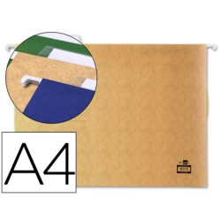 CARPETA COLGANTE LIDERPAPEL A4 KRAFT (PACK INDIVISIBLE 10 UDS)